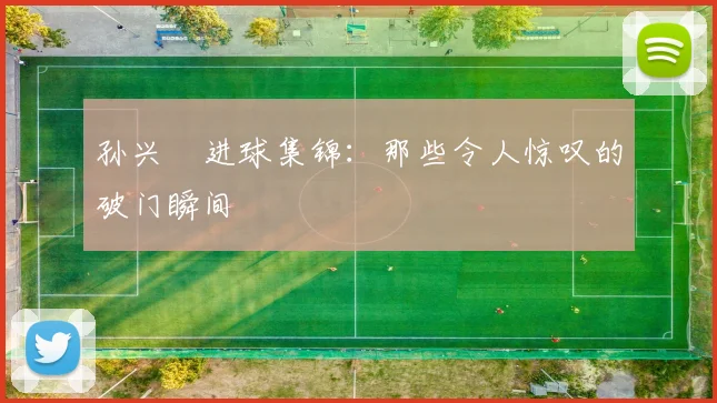 孙兴慜进球集锦：那些令人惊叹的破门瞬间